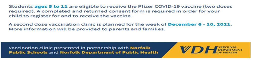 Free Pfizer COVID - 19 Vaccination Clinic